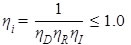 Figure 27. Equation. Load Modifier Factor for Minimum Value of Î³i. eta subscript i equals 1 divided by the product of eta subscript D times eta subscript R times eta subscript I and is  less than or equal to 1.0.