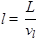 Figure 23. Equation. Density-based algorithm step 2â€”time lag. l equals L divided by v subscript l.