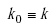 Equation A-88. Small K nought equals small K.