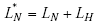 Equation E-53. Capital L subscript Capital N superscript star is equal to the sum of Capital L subscript capital N added to Capital L subscript Capital H.