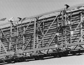 Figure 2. Overhead-mounted detectors above Olson Highway westbound lanes in Minneapolis, MN