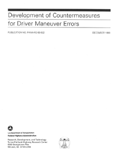 Development of Countermeasures for Driver Maneuver Errors