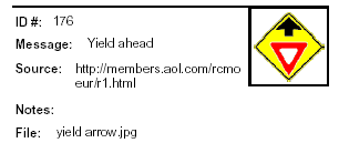 Icon: Message - Yield Ahead