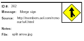 Icon: Merge Sign