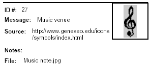 Icon Message: Music venue