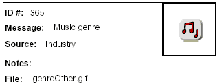 Icon Message: Music genre - alternative