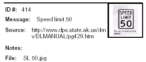 Icon: Speed Limit 50