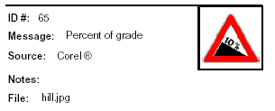 Icon: Percent of grade