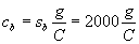 The capacity of a bicycle lane, in bicycles pe r hour, equals the saturation flow rate of the bicycle lane, in bicycles pe r hour, times the ratio of the effective green time for bicycle lane, in seconds, divided by the signal cycle length, in seconds, which, in this case, equals 2000 times the ratio of the effective green time for bicycle lane, in seconds, divided by the signal cycle length, in seconds.