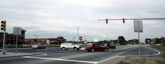 Figure 8. Photo. Example of loon implementation for a Michigan M U T I T. Photo of an actual loon implementation for an M U T I T in Wilmington, NC.