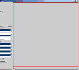 Figure 52. Screen Capture. SSAM Screen--Map Tab Map View Section. This screen focuses on the map view section of the Map tab. The background is gray with no label.