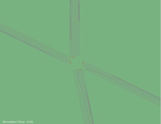 Figure 143. Screen Capture. TEXAS Model of Roswell Road & Abernathy Road. This is the TEXAS model for Roswell Road & Abernathy Road, Fulton County, Atlanta, GA.