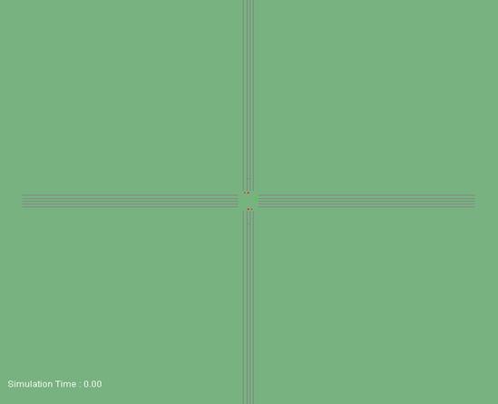 Figure 148. Screen Capture. TEXAS Model of Lafayette Ave & Fulton Street. This is the TEXAS model for Lafayette Ave & Fulton Street, Grand Rapids, MI.