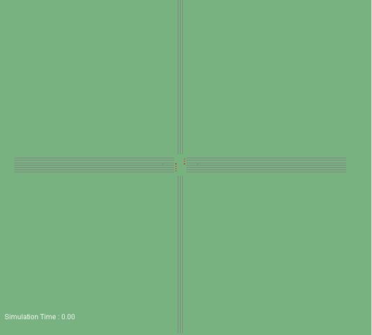 Figure 153. Screen Capture. TEXAS Model of Ryan Ave & Davison Ave. This is the TEXAS model for Ryan Ave & Davison Ave, Detroit, MI.