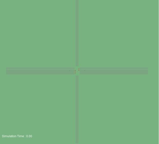 Figure 153. Screen Capture. TEXAS Model of Ryan Ave & Davison Ave. This is the TEXAS model for Ryan Ave & Davison Ave, Detroit, MI. 