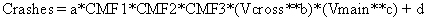 Equation 1. Crashes 1. Click here for more information.