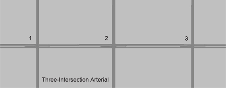 Figure 13. Illustration. Arterial configuration used in simulation tests. Click here for more information.