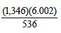 (1,346) (6.002) over 536