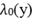 Lambda omicron open parenthesis upsilon close parenthesis