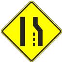 A symbol Merge sign (W4-2)