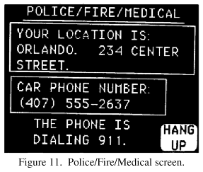 Police/Fire/Medical screen