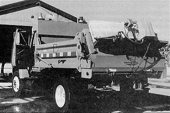 Figure 3. Under-tailgate spreader with prewetting equipment.