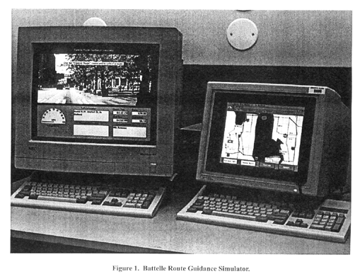 Battelle Route Guidance Simultor