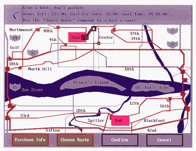 Topography of unfamiliar network