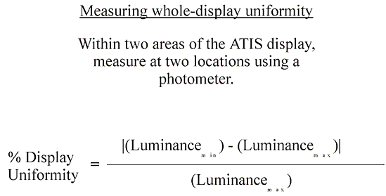 Measuring whole-display uniformity