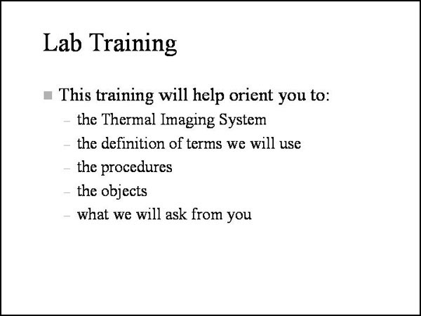 Training Slide 4. Click here for more detail.