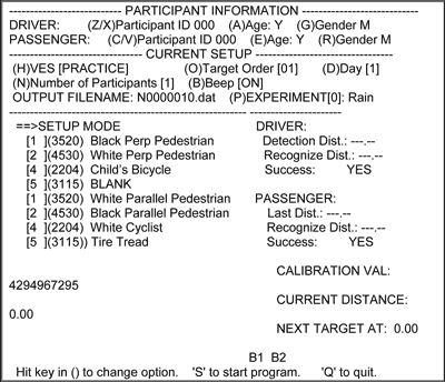 Diagram. Data collection display screen. Click here for more detail.