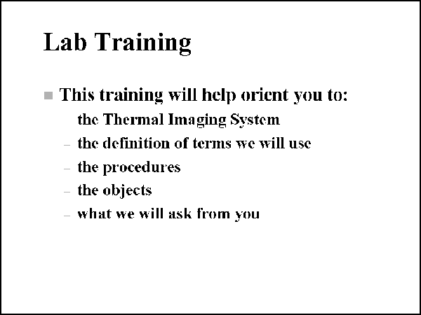 Training Slide 4. Click here for more detail.