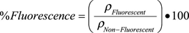 Equation. Object fluorescence. Click here for more detail.