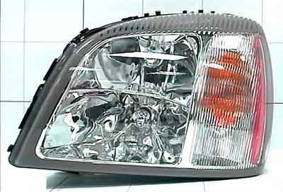Photo. Halogen low beam low profile front view. Click here for more detail.