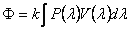 Equation. Luminous flux. Click here for more detail.