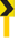 Fluorescent Yellow Chevron Pole