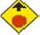 Fluorescent Yellow Chevron