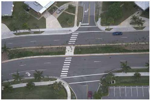 Refuge islands provide pedestrians with a resting place when crossing roads or intersections.