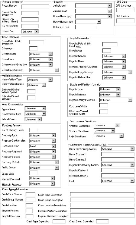 Figure 127. Bike_All_Data_Refpost Form