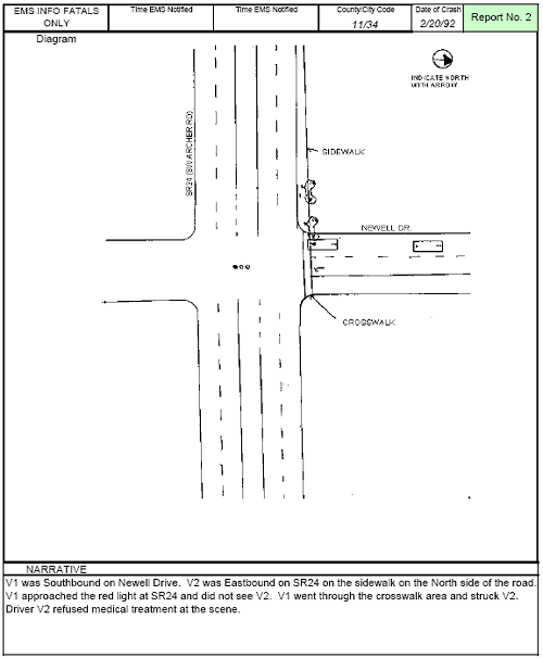 Figure 143. Florida Crash Report—Report 2