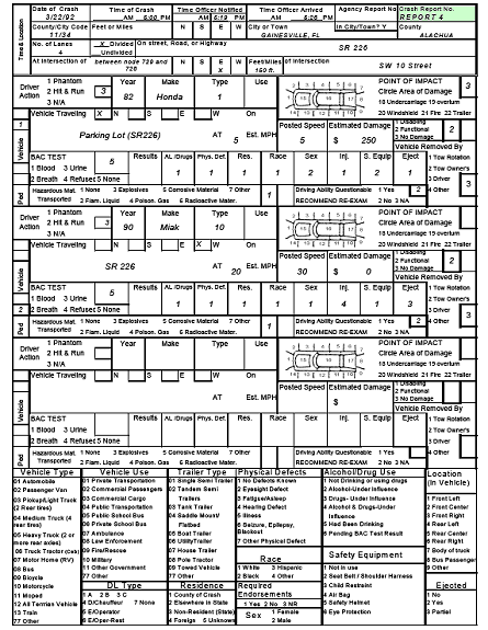 Figure 145. Florida Crash Report—Report 4