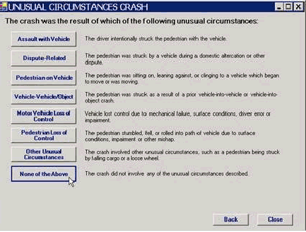 Click none of the above on the unusual circumstances screen.