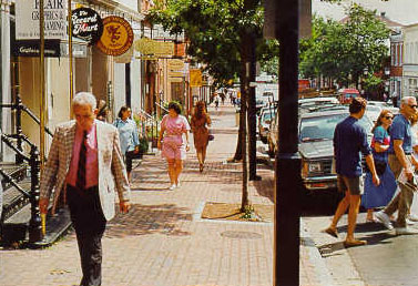 photo of a good quality pedestrian area