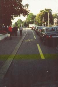 photo of bicycle lane