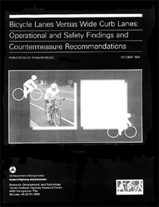 Bicycle Lanes Versus Wide Curb Lanes: Operational and Safety Findings and Countermeasure Recommendations