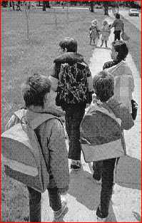 Picture of children walking.