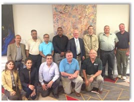 FHWA’s Pavement Materials Team hosted a meeting to discuss a transportation pooled fund project.