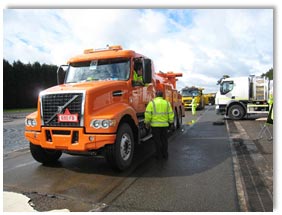 FHWA’s orange Sideway-force Coefficient Routine Investigation Machine