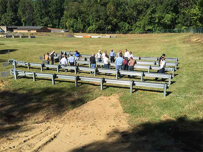 NHTSA's SCI team studies guardrails at TFHRC