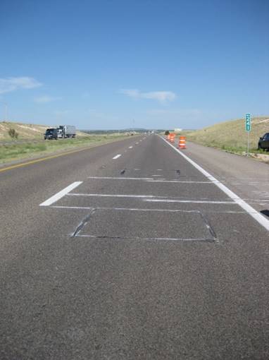 A section of highway in which weigh-in-motion technology has been installed on the pavement.